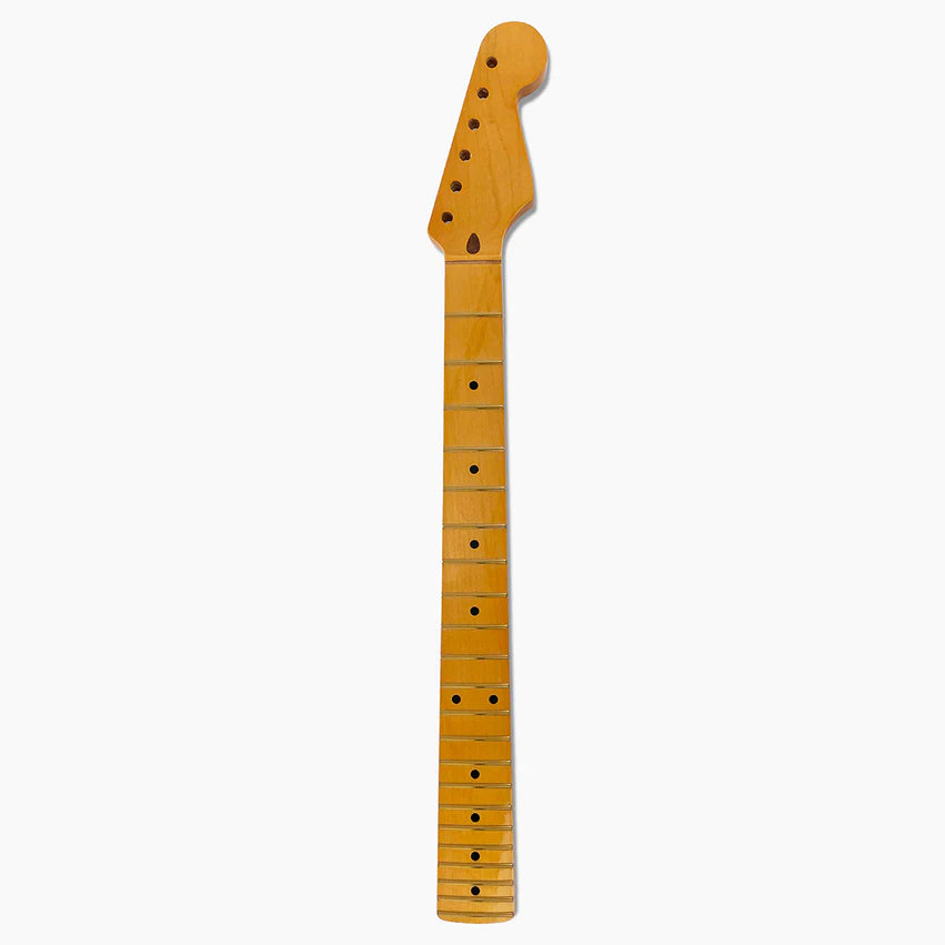Replacement Maple Neck for Strat with finish, 22 fret, Full
