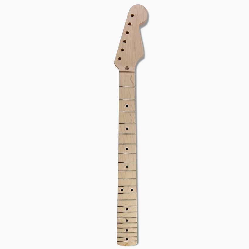 Replacement Chunky Neck for Strat, Solid Maple, No Finish, Full