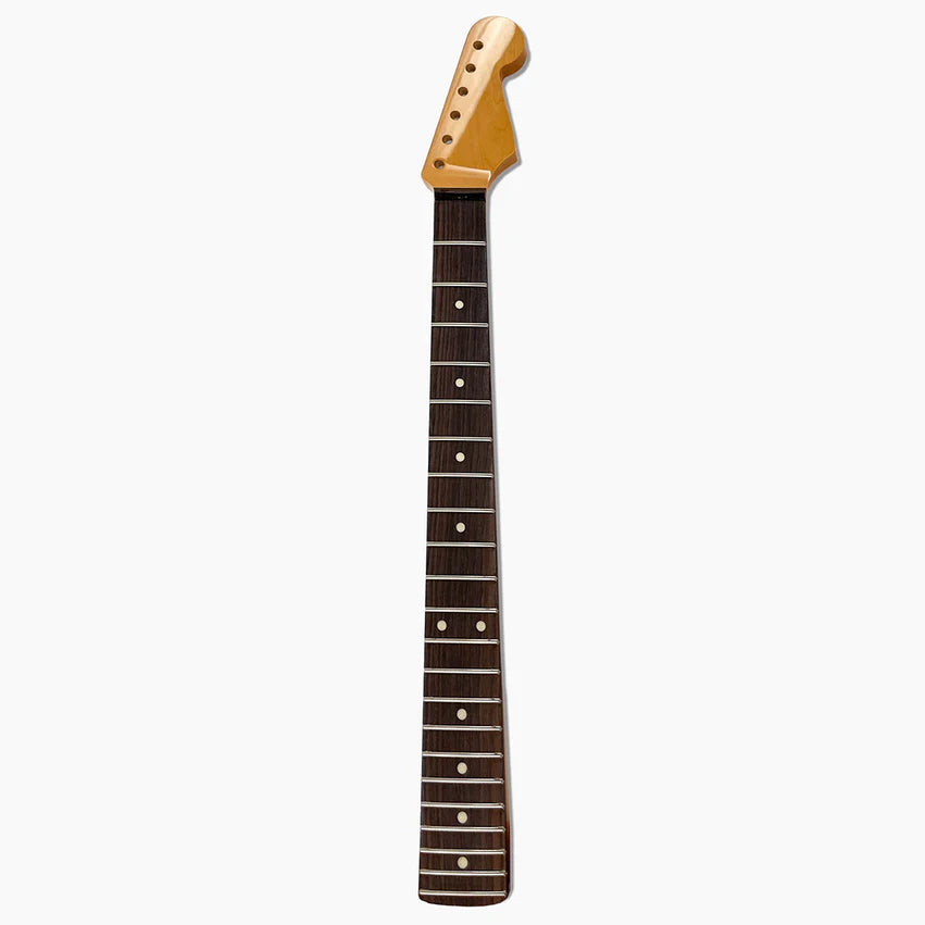 Replacement Neck for Strat, Maple with Rosewood Fingerboard, with Finish, 22 Frets, Full