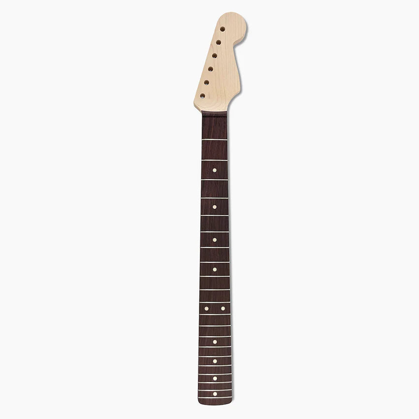 Replacement '62 Neck for Strat, Maple with Rosewood Fingerboard, No Finish, Full