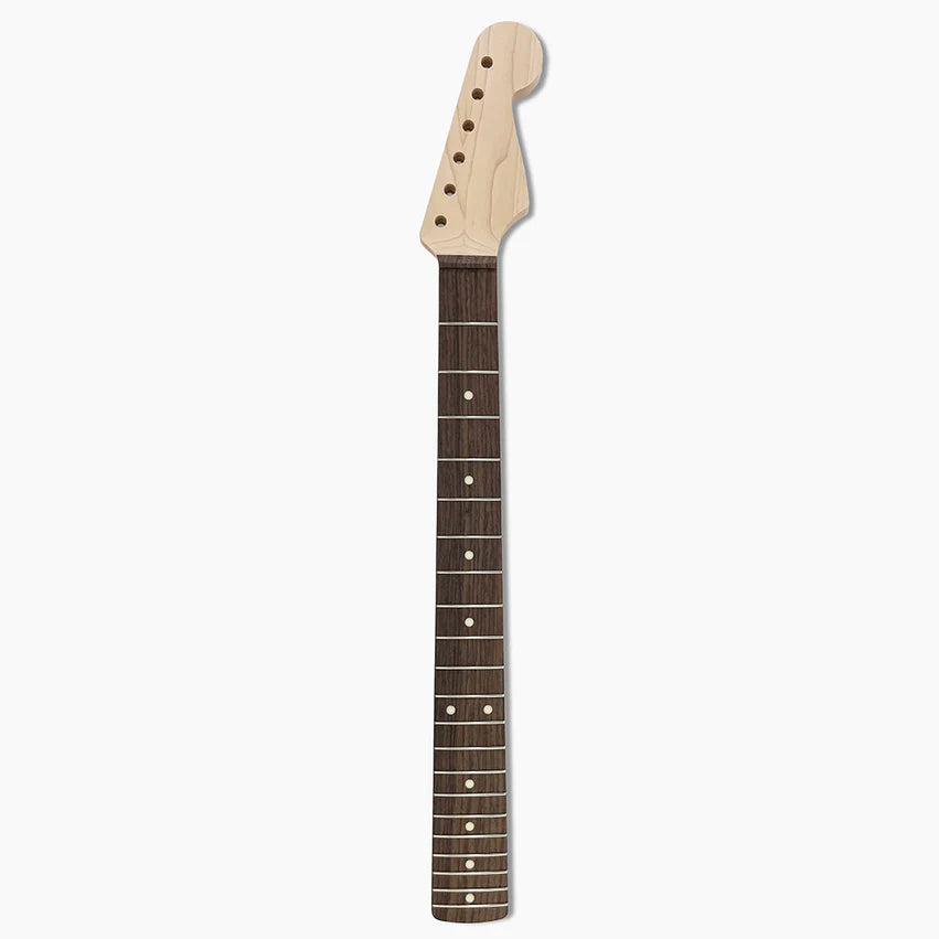 Replacement Rosewood Neck for Strat, No Finish, 10 Inch Radius, Full