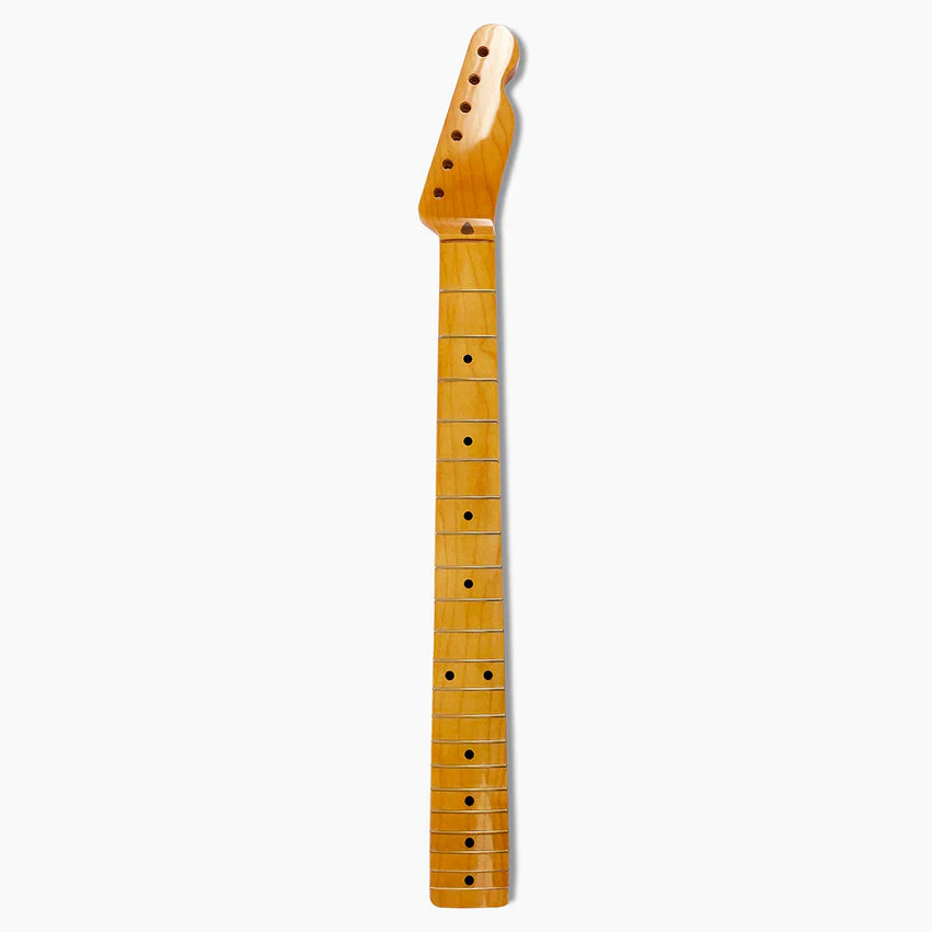 Replacement Maple Neck For Tele, With Finish, 21 fret, Full