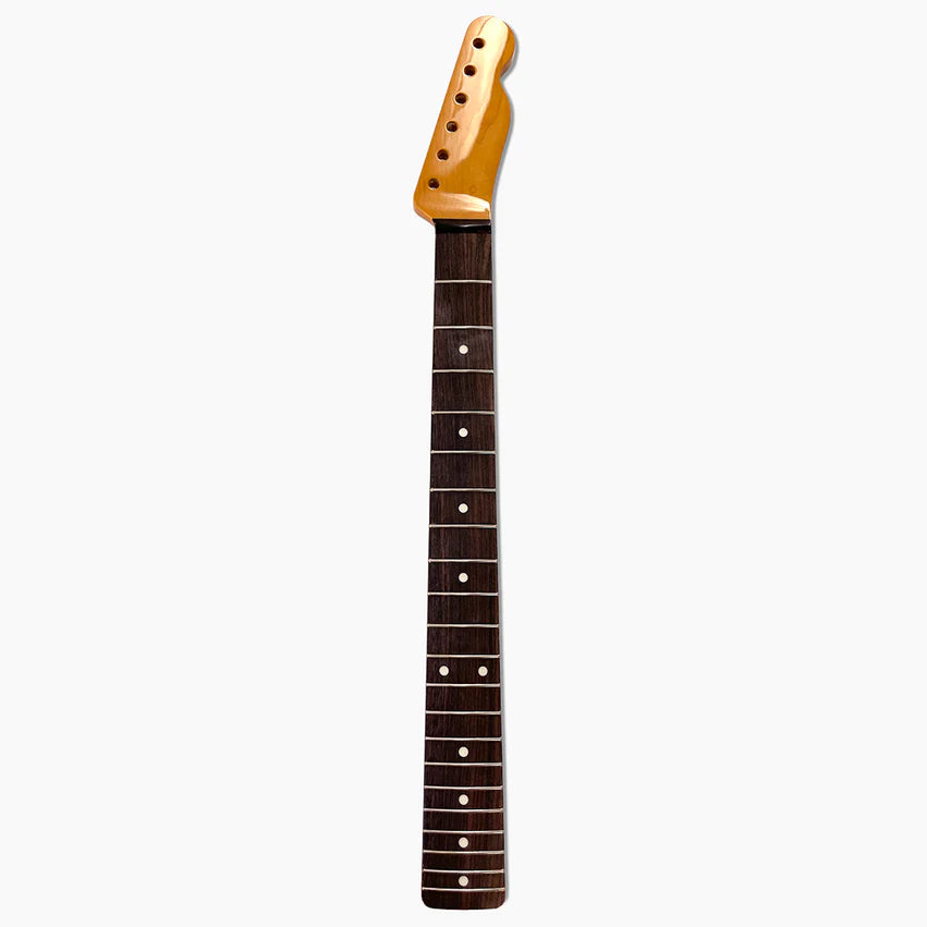 Replacement Neck for Tele, Maple with Rosewood Fingerboard, 21 Frets, With Finish, Full