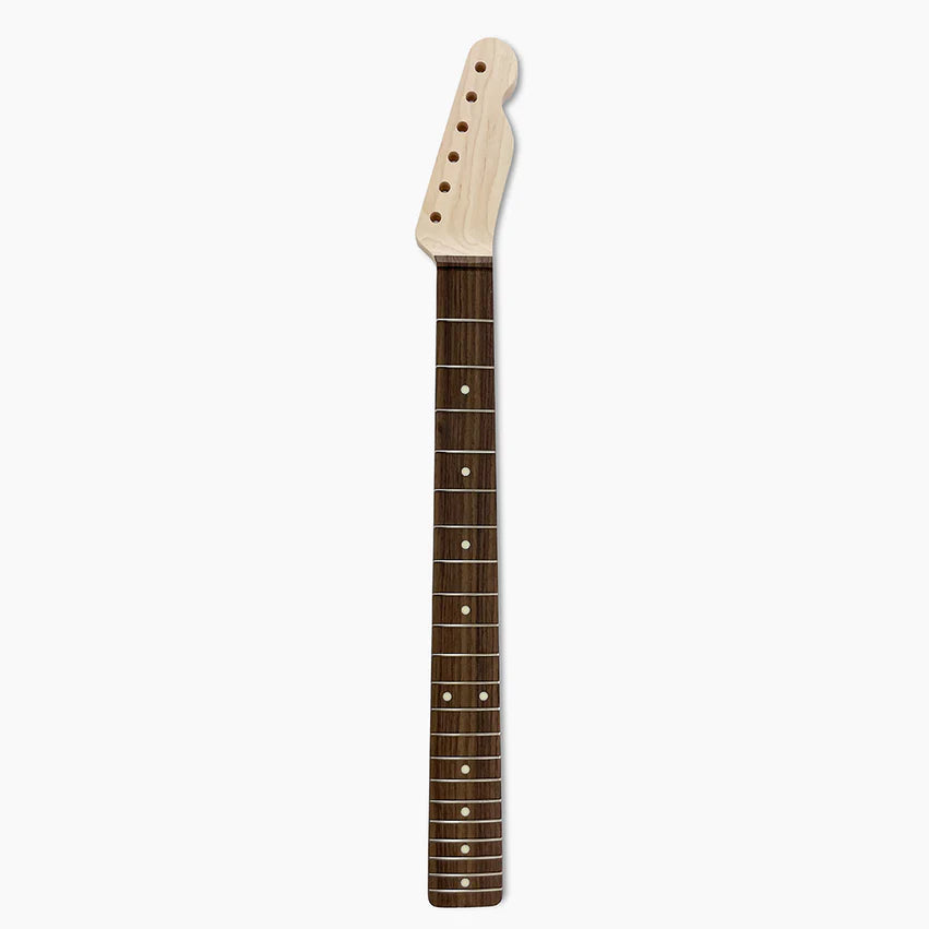 Replacement Chunky Rosewood Neck for Tele, No Finish, 21 frets, Full