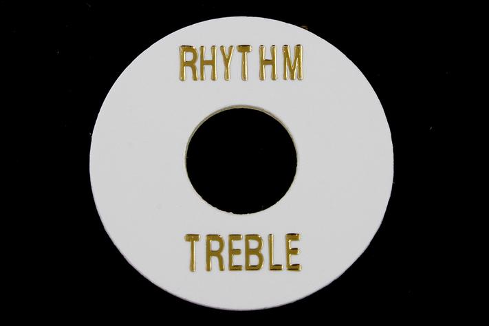 Rhythm/Treble Ring for Toggle Switch, White Plastic