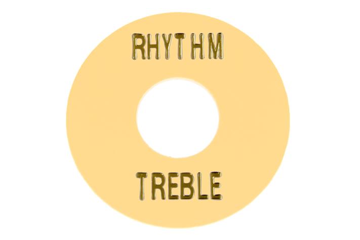 Rhythm/Treble Ring for Toggle Switch, Cream Plastic