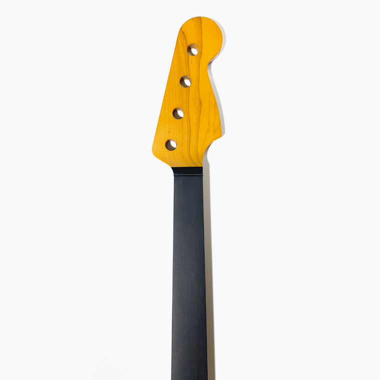 Replacement neck for Precision Bass, Fretless, no lines, with Finish, Top
