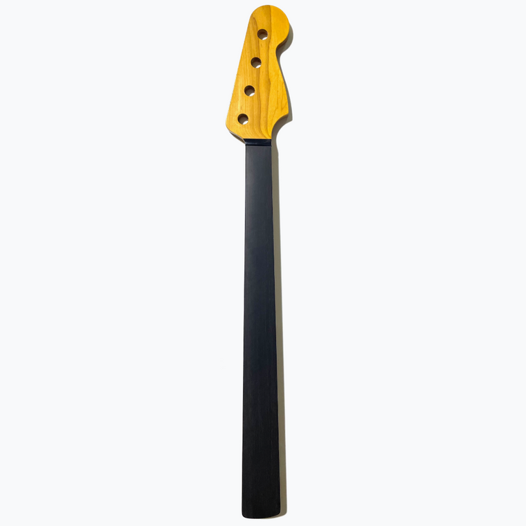 Replacement neck for Precision Bass, Fretless, no lines, with Finish, Full