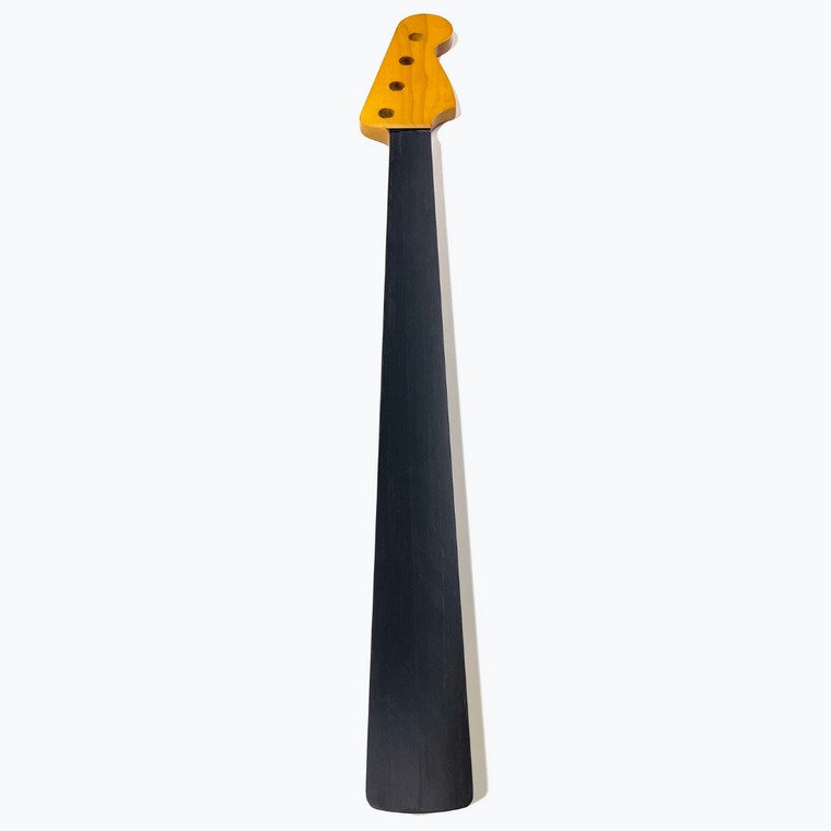 Replacement neck for Precision Bass, Fretless, no lines, with Finish