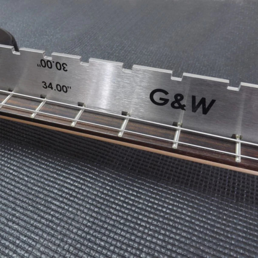 G&W Bass Guitar Notched Straight Edge Allparts UK Ltd