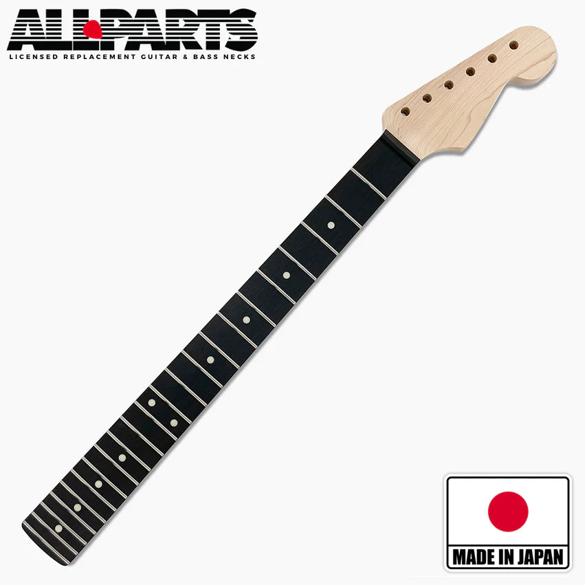 Replacement Neck for Strat with Ebony Fingerboard Allparts UK Ltd
