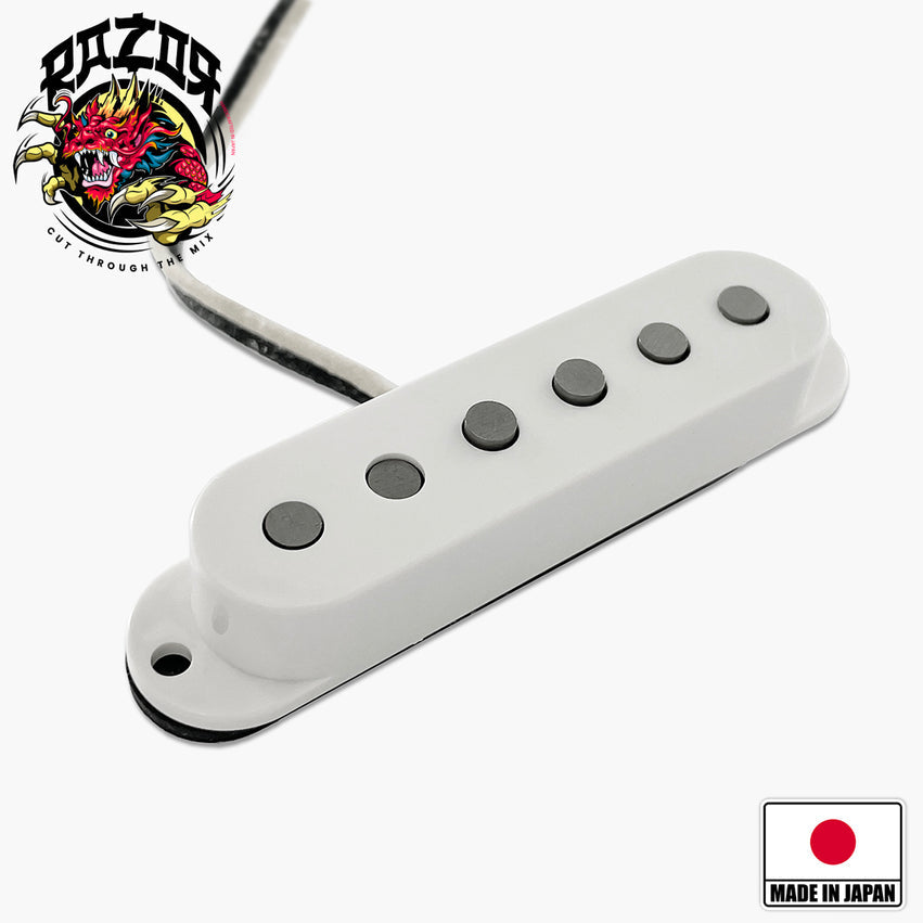 Razor® Super Moon Bridge Pickup For Stratocaster® - White | Allparts UK