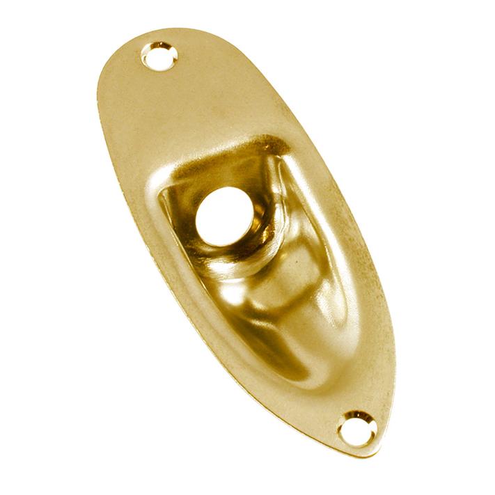 Jackplate for Stratocaster, Gold