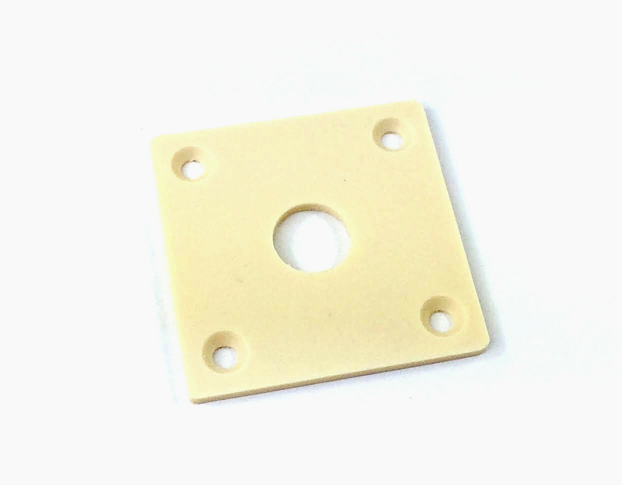 Vintage-Style Square Jackplate for Les Paul, Ivory