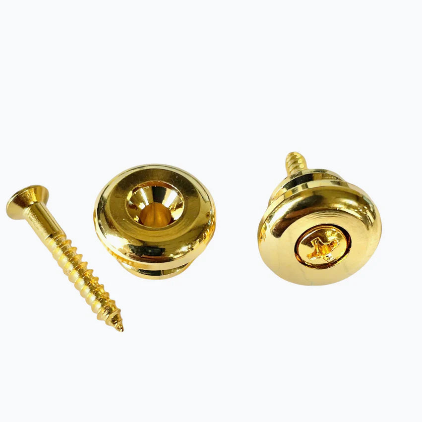Oversized Strap Buttons, Gold