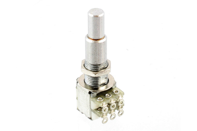 Bourns 500k MN taper blend 6mm (.236 in.) split shaft potentiometer - Best Bass Gear