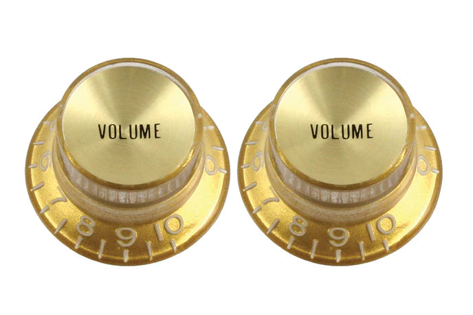 Gold Volume Reflector Cap Knob