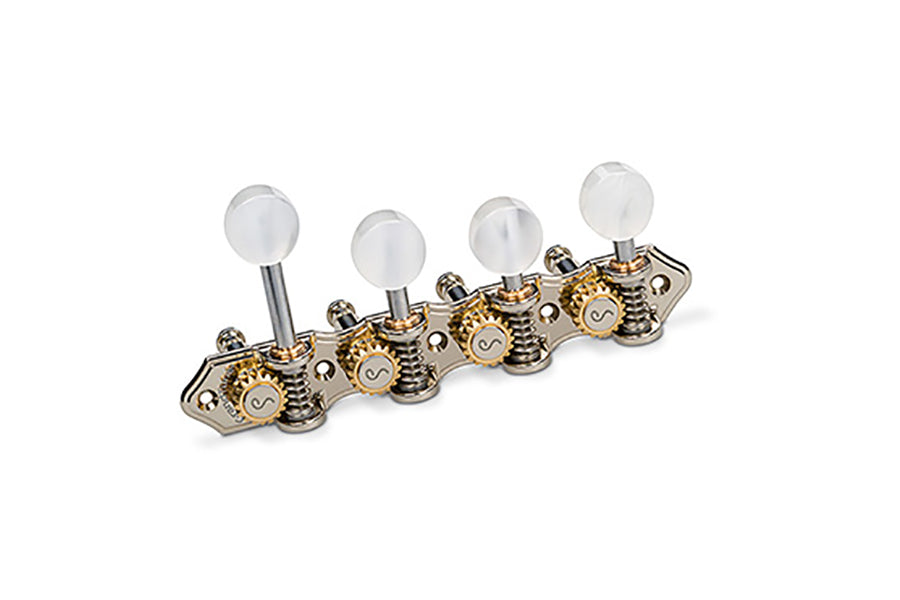 Mandolin Keys Schaller GrandTune Mandolin Keys, F-style, Reverse Wind, Pearloid Butt ...